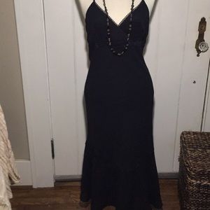 Black dress. A mermaid style. M